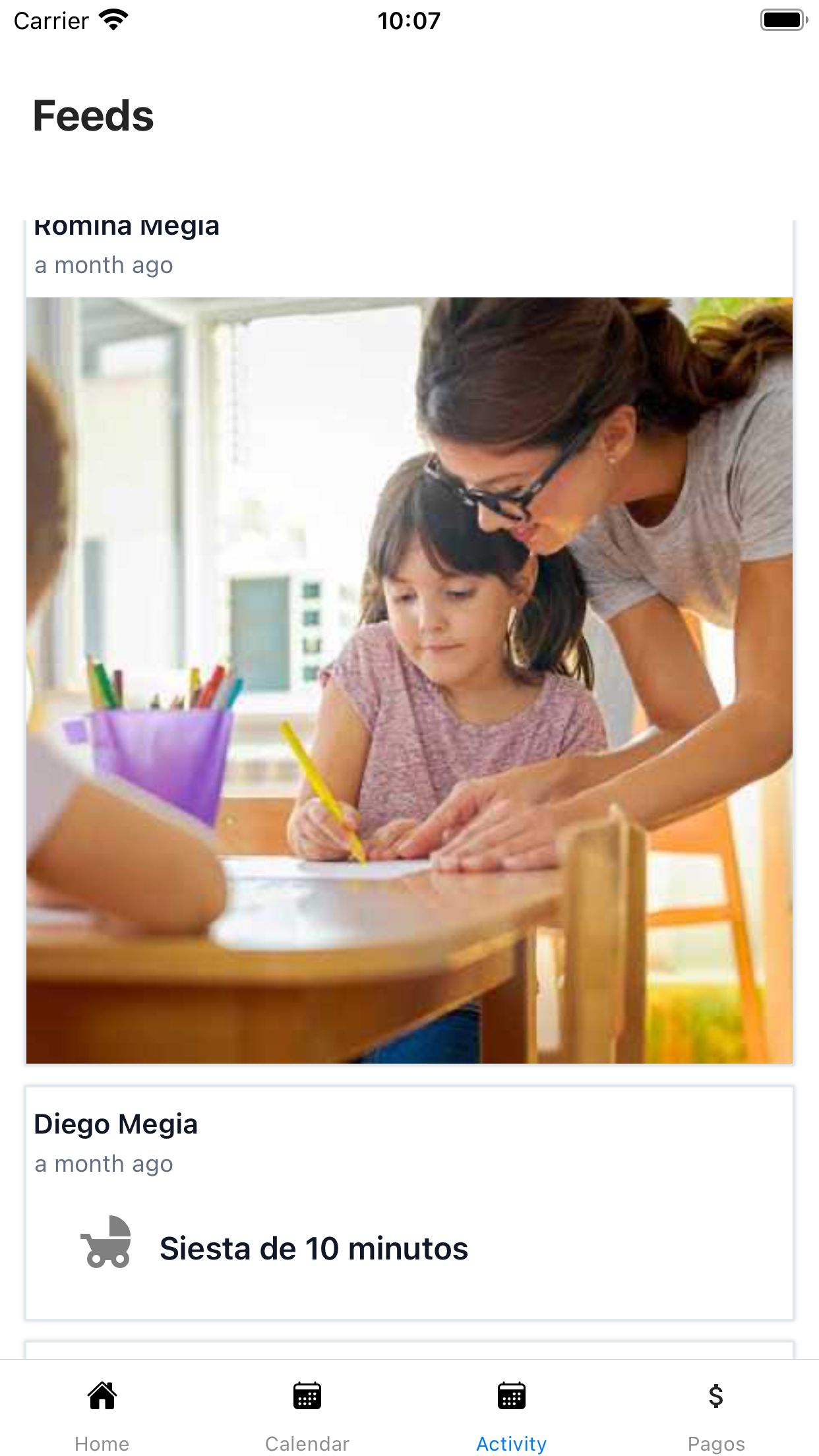 Teacher App Dashboard